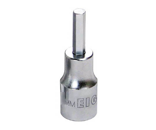 六角ソケットビット 標準寸法(差込角6.35mm) 2mm 単品画像