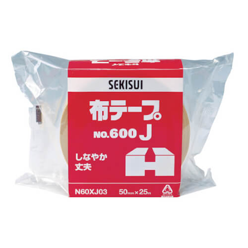 幅広い梱包に！しなやかで丈夫な布テープ