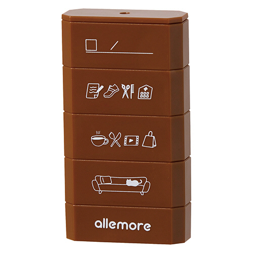 4連結ｽﾀﾝﾌﾟ nototo join(ﾉﾄﾄｼﾞｮｲﾝ) ｽｹｼﾞｭｰﾙ ﾌﾞﾗｳﾝ 1個画像