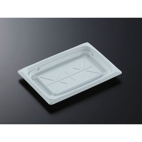 中央化学 軽食容器 CT葵 18-13A W 本体画像