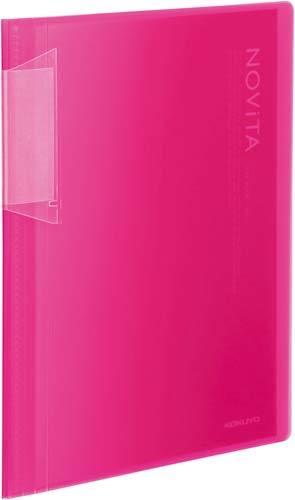 ノビータ　クリアカラー　Ａ５縦　２０Ｐ　桃１０冊画像