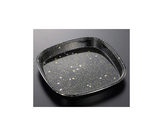 寿司容器 HS角桶 40 黒金箔-BK 身 100枚画像
