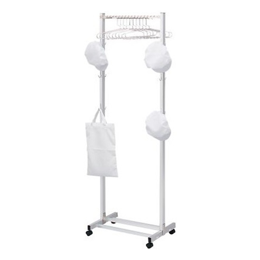 斜め掛けハンガーラック（フック付）