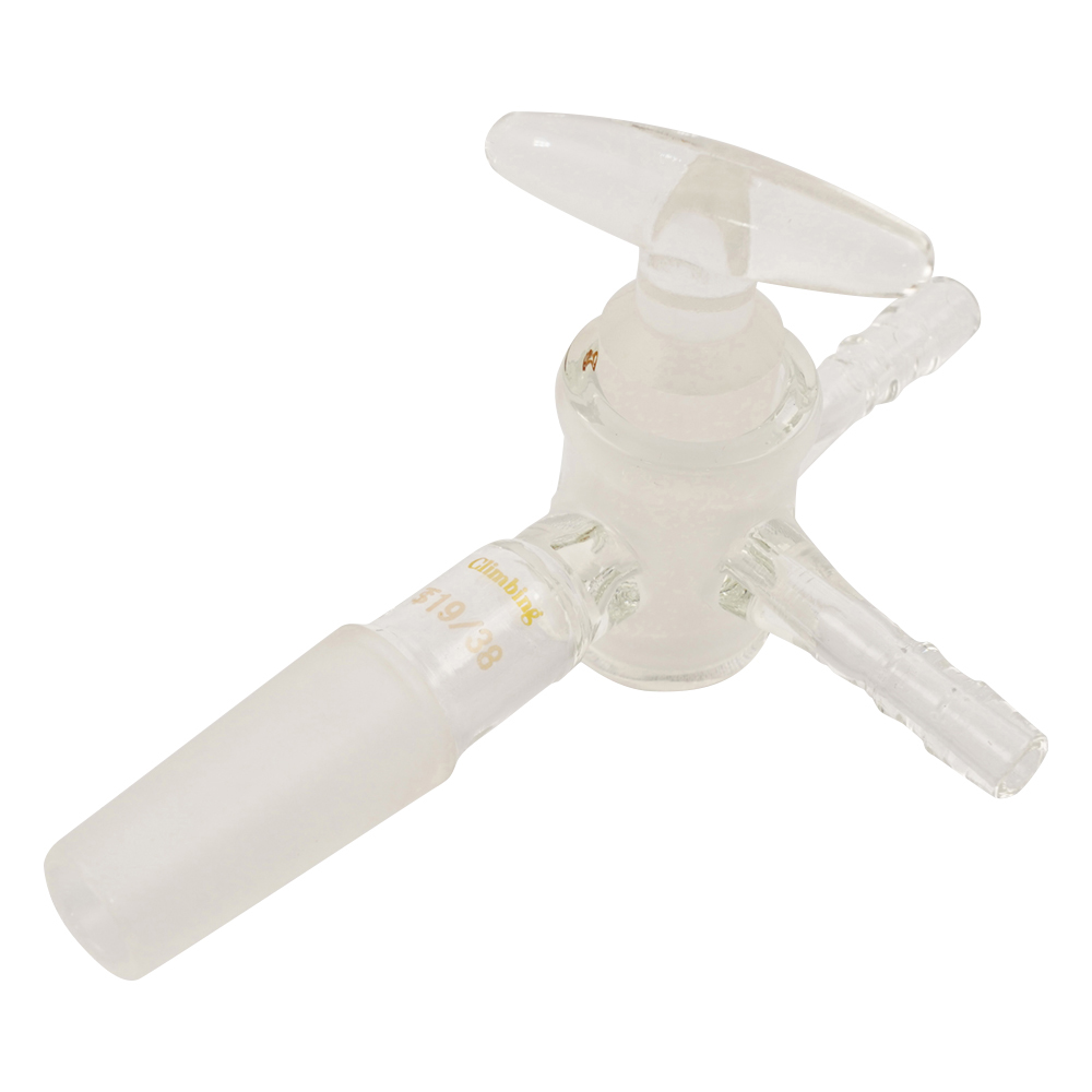 共通摺合付三方コックⅠ型　ガラスコック　TS19／38