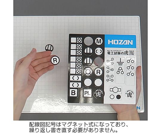 複線図練習キット 鮮やかなカラーペンや定規が整然と並んだ状態