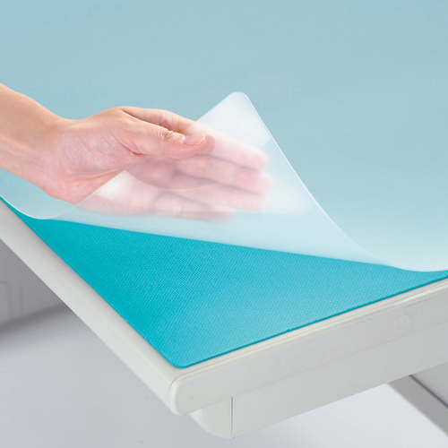 ﾃﾞｽｸﾏｯﾄ再生ｵﾚﾌｨﾝ製 ﾉﾝｸﾞﾚｱ仕上 ﾀﾞﾌﾞﾙ(ｸﾞﾘｰﾝﾏｯﾄ付) 1190×690×1.5mm 1枚画像