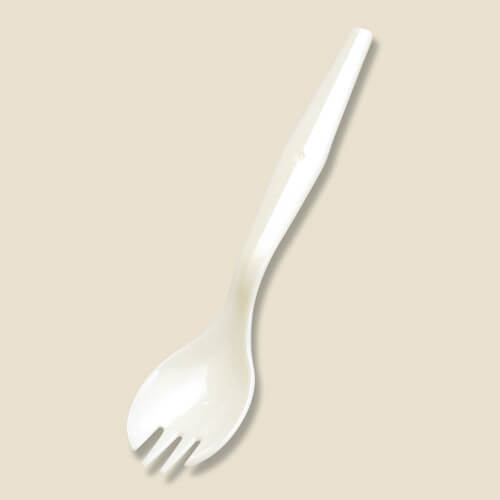 アサヒ徳島 フォークスプーン 14cm 個包装 白 500本