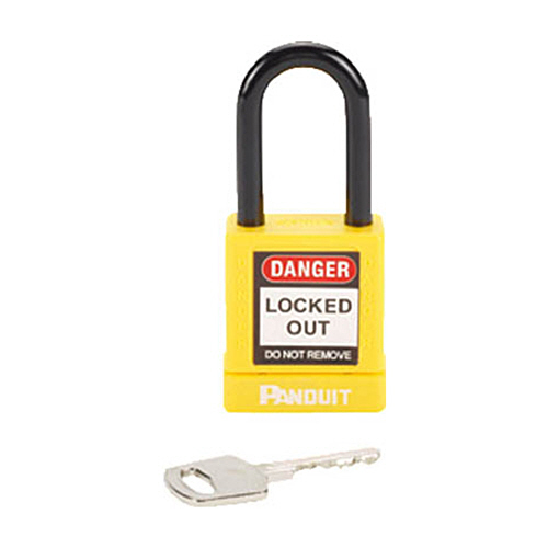 ﾛｯｸｱｳﾄ用ﾊﾟﾄﾞﾛｯｸ 軽量ﾀｲﾌﾟ 黄 1個画像