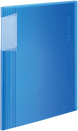 ノビータ　クリアカラー　Ａ４縦　６０Ｐ　青１０冊画像