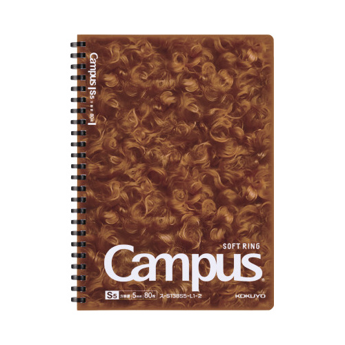 キャンパス肉球ソフトリング　トイプードル　Ａ５画像