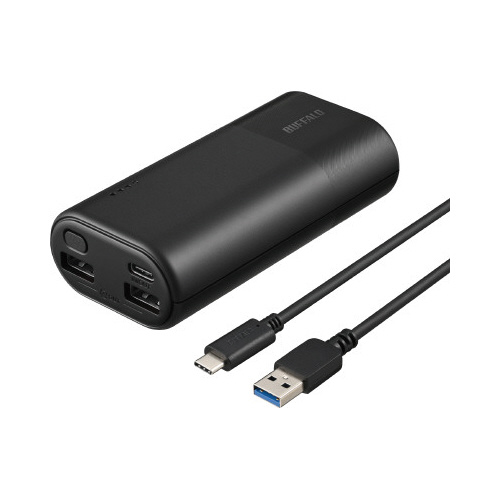 モバイルバッテリー　10,000mAh　ブラック画像