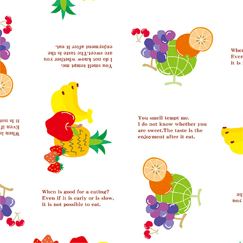 包装紙 ﾘｱﾙﾌﾙｰﾂ 全判 1ﾊﾟｯｸ(50枚)画像