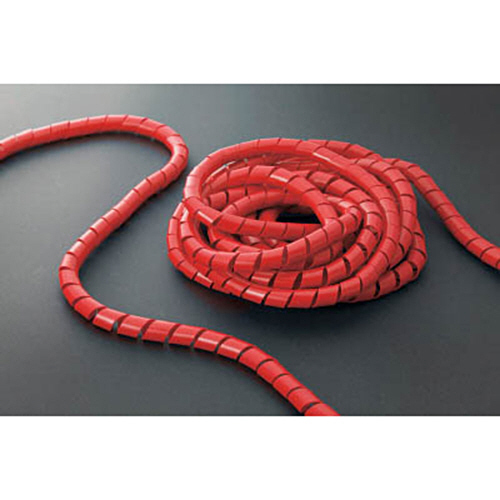 ｽﾊﾟｲﾗﾙﾁｭｰﾌﾞ10m 結束径9.0~32.0 赤 1巻画像