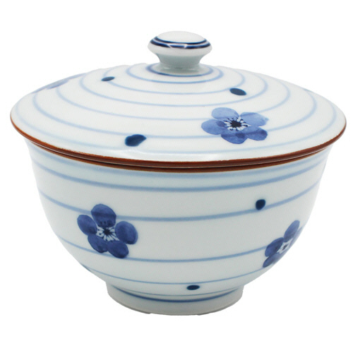 流水梅ちらし 蓋付汲出 1ｾｯﾄ(3個)画像