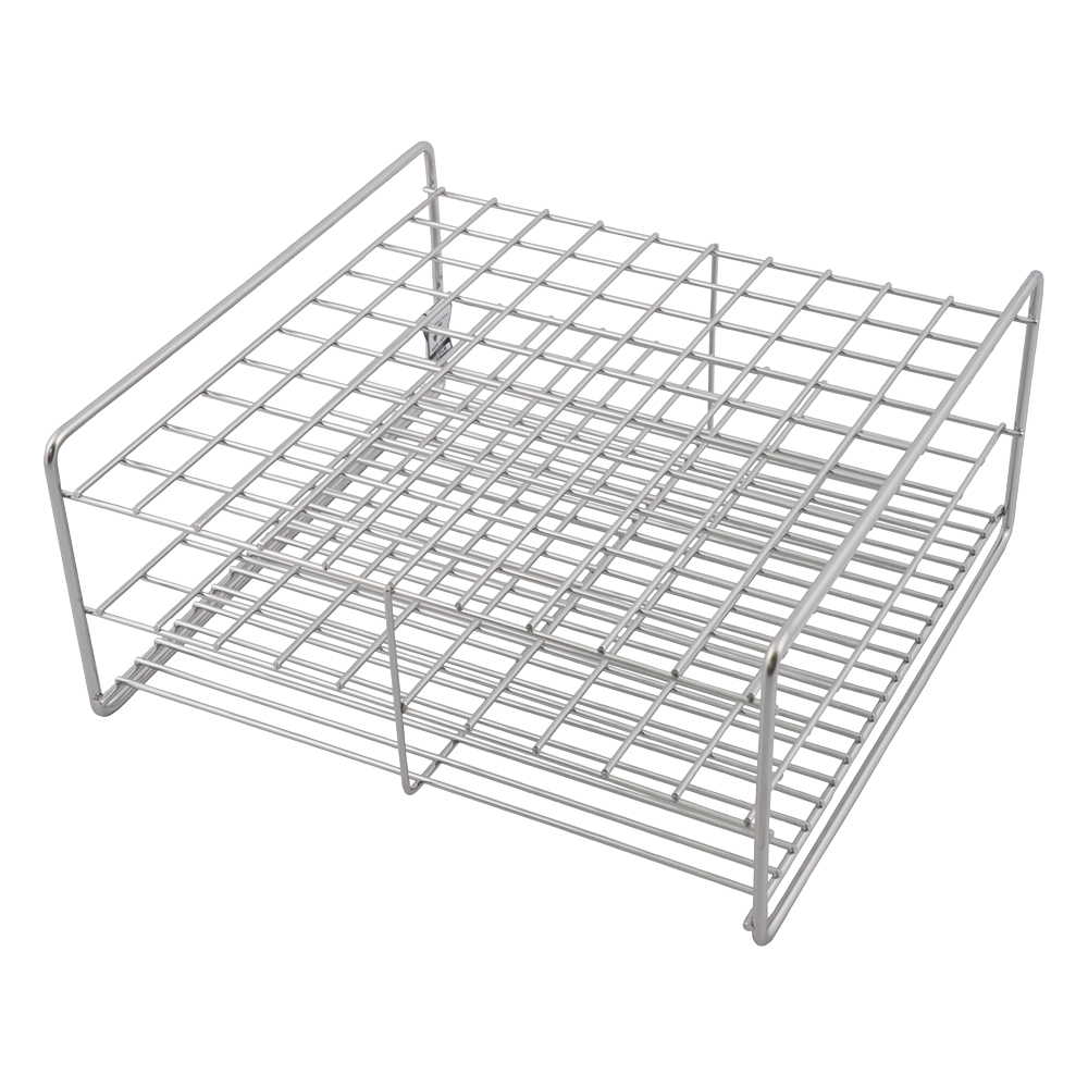 ステンレス製試験管立 φ16.5mm 10×10配列画像