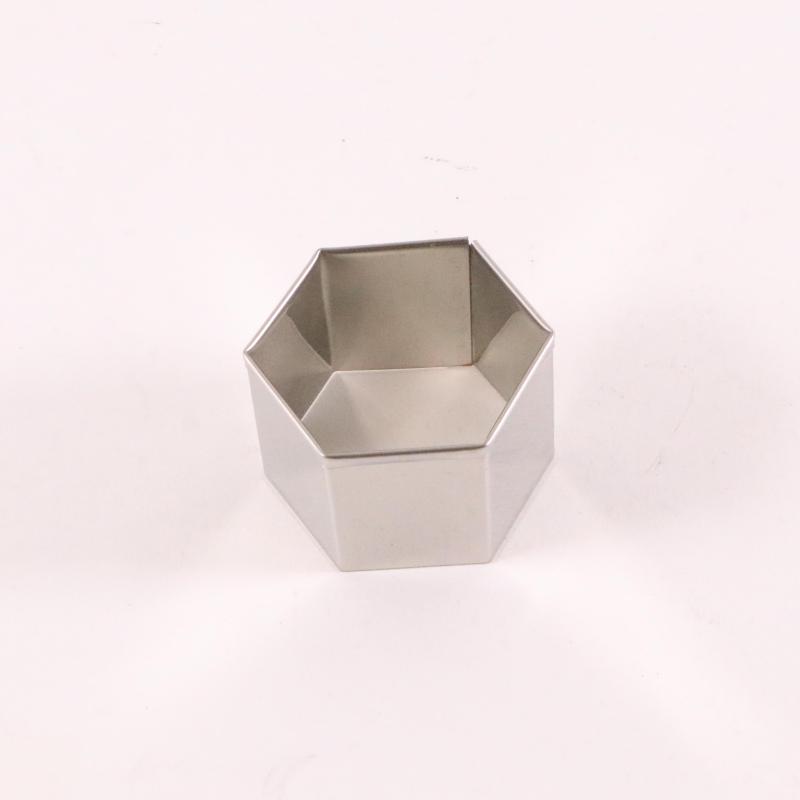 製菓用型 たかもりの18-8パテ抜 亀甲 No.7 58mm たかもり画像