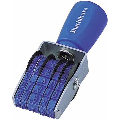 エルゴグリップ　回転ゴム印　日付５号　ゴシック体画像