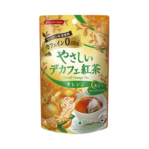 ティーブティック　やさしいデカフェ紅茶　オレンジ画像