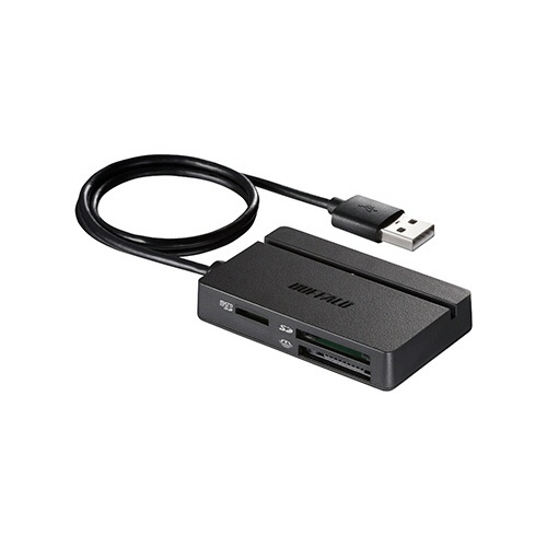 USB2.0 ﾏﾙﾁｶｰﾄﾞﾘｰﾀﾞｰ ｽﾀﾝﾀﾞｰﾄﾞﾓﾃﾞﾙ ﾌﾞﾗｯｸ 1個画像