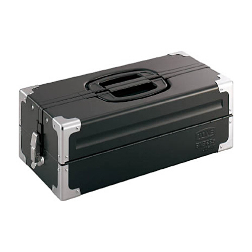 ﾂｰﾙｹｰｽ(ﾒﾀﾙ) V形2段式 ﾏｯﾄﾌﾞﾗｯｸ 1個画像