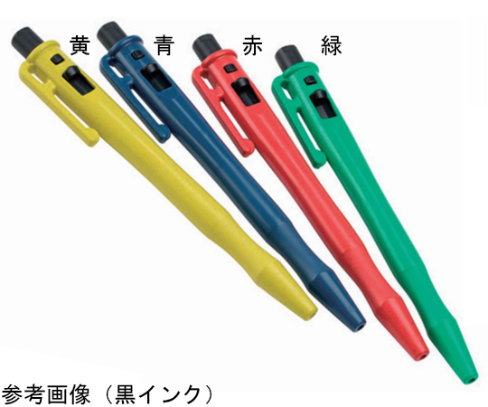 スプリングレス型/キャップレス スタンダードインク・ノック式（標準クリップ）ボディ色青/インク色黒画像