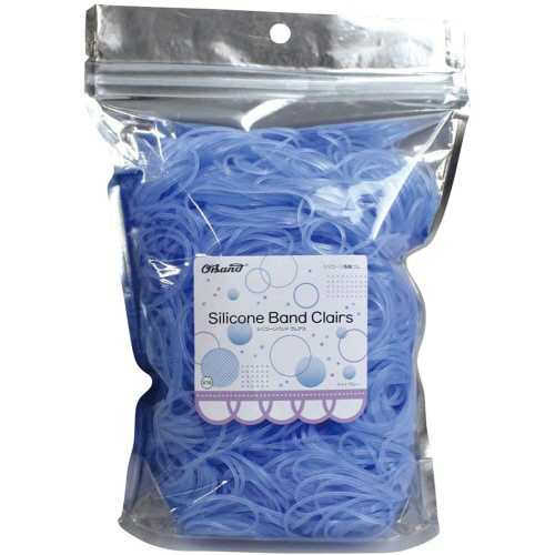 ｵｰﾊﾞﾝﾄﾞ ｼﾘｺｰﾝﾊﾞﾝﾄﾞ ｸﾚｱｽ #16 内径38mm ﾗｲﾄﾌﾞﾙｰ 300g 1袋画像