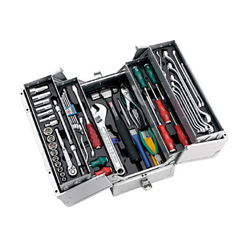 ﾂｰﾙｾｯﾄ(ｵｰﾄﾒｶﾆｯｸ用) 63点ｾｯﾄ ｼﾙﾊﾞｰ 1ｾｯﾄ画像