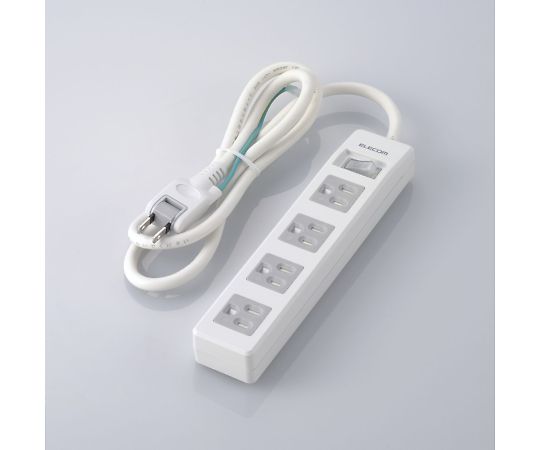 タップ　3P4個口　差込口2P　一括スイッチ　マグネット・ホコリシャッター付　1m　RoHS対応画像