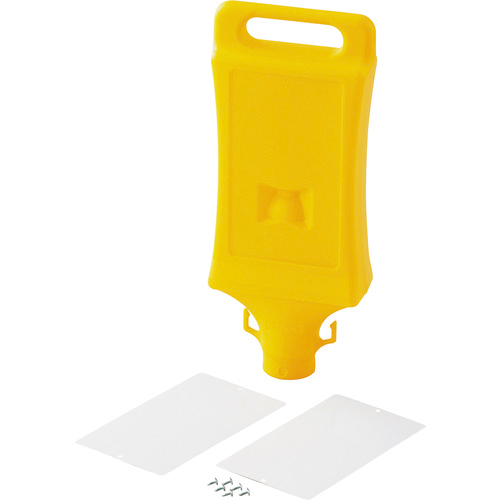 ﾁｪｰﾝｽﾀﾝﾄﾞ用ｻｲﾝﾍｯﾄﾞ CHS-HD 435×180×80 無地ﾌﾟﾚｰﾄ2枚付 1個画像