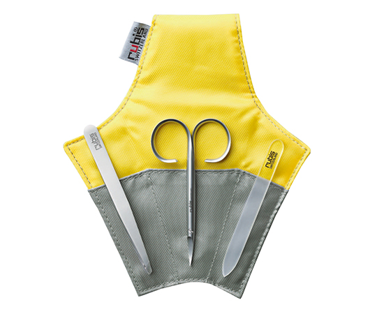 ポーチ付ネイルケアセット RUBIS(R) グレー画像