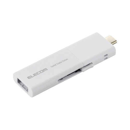 外付けＳＳＤ　１ＴＢ　ＵＳＢ３．２　ホワイト画像