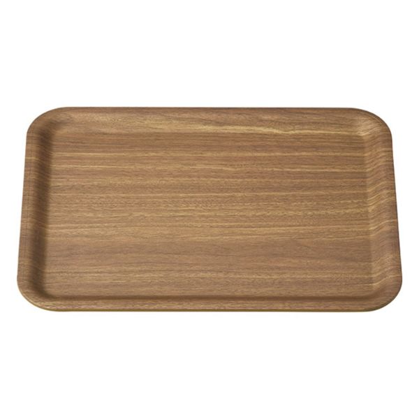 トレー M44-391 ユニーサルトレイ 330 ×250 濃木目ノンスリップ マイン画像