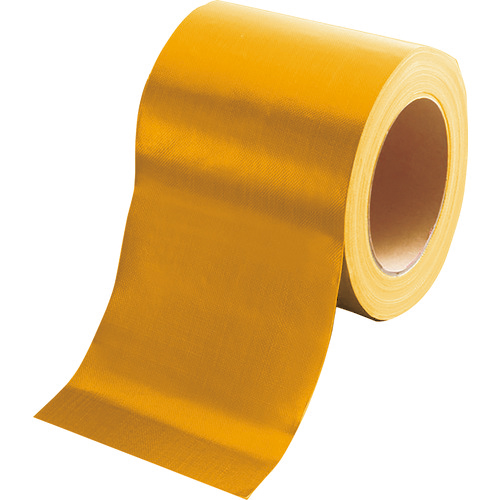 布ﾗｲﾝﾃｰﾌﾟ 黄 100×25m 1巻画像