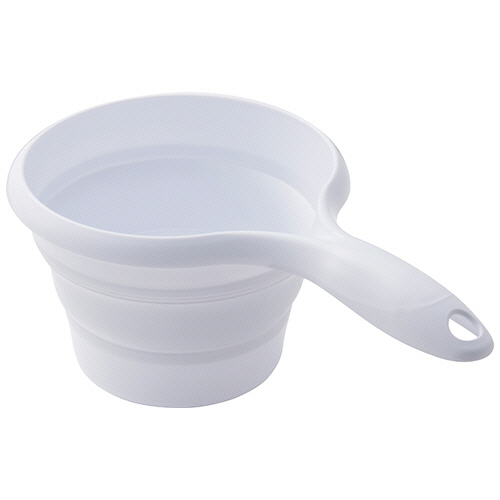 おりたためる 手おけ(ﾏｸﾞﾈｯﾄ付) ﾎﾜｲﾄ 1個画像