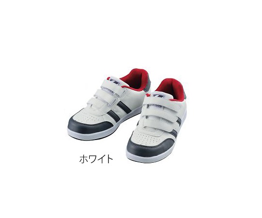 セーフティシューズ　ホワイト　22.5画像