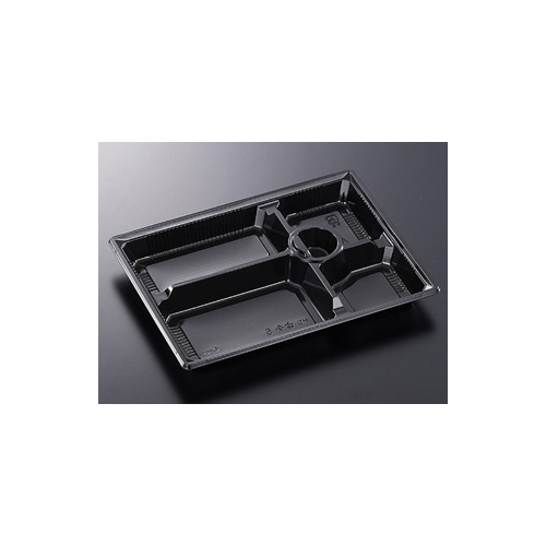 中央化学 弁当容器 HS 古今 L-6 BK 本体画像