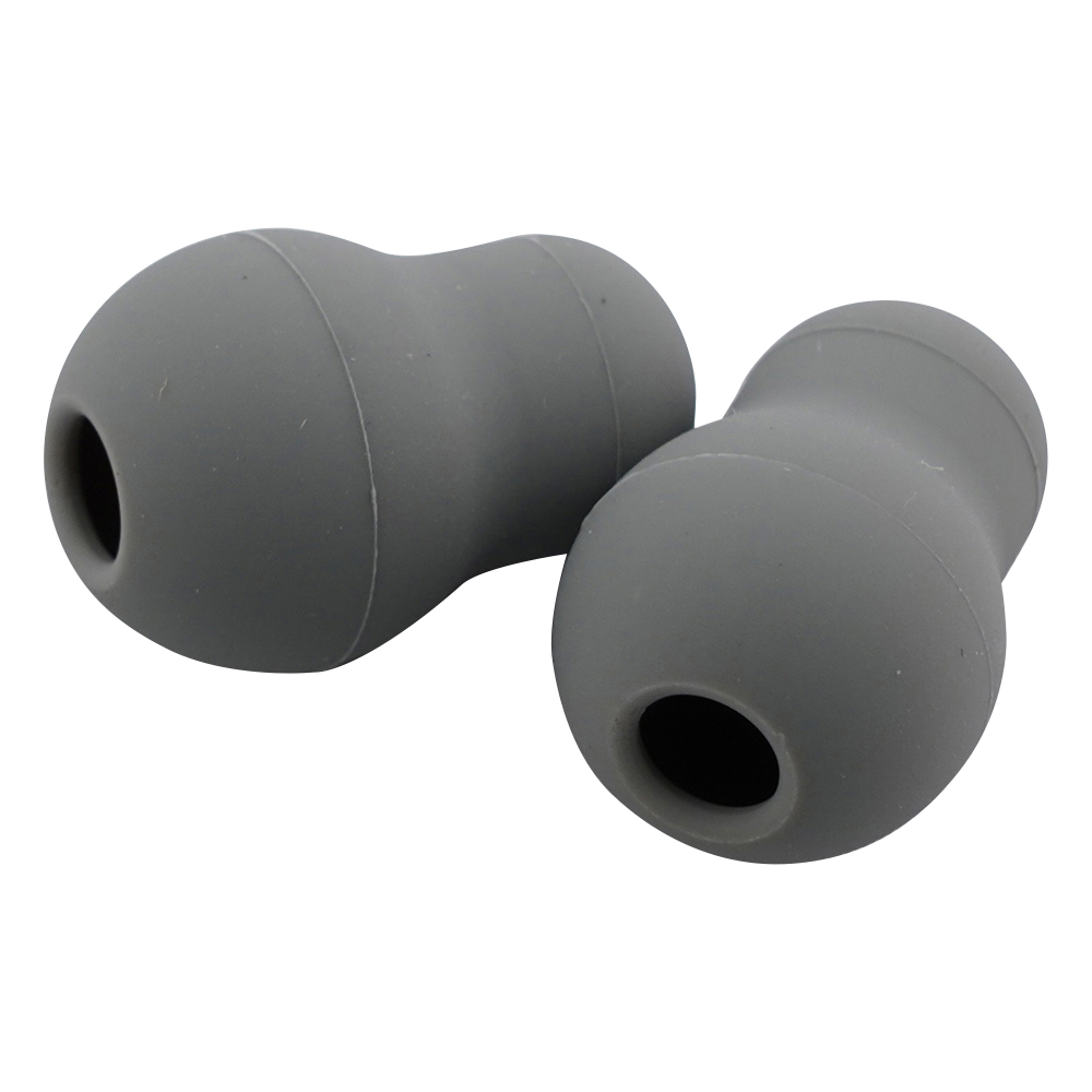 バイタルナビ聴診器 交換用ソフトイヤーピース グレー 大画像