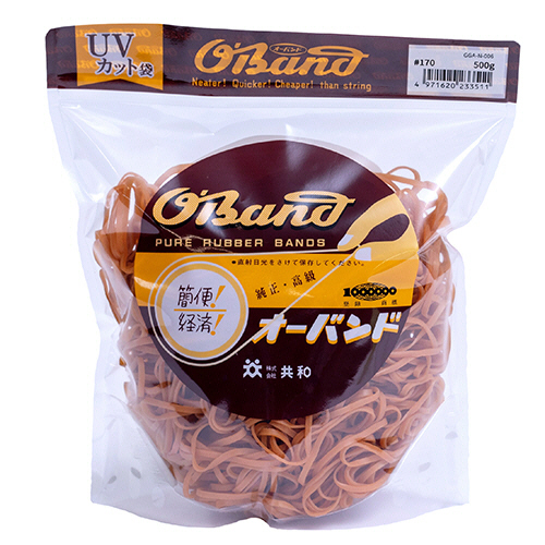 ｵｰﾊﾞﾝﾄﾞ #170 内径38mm 500g入 透明袋 1袋画像