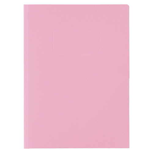 ｶﾗｰﾎﾟｹｯﾄﾎﾙﾀﾞｰ(紙製) 2つ折りﾀｲﾌﾟA4(見開きA3判) ﾋﾟﾝｸ 1冊画像