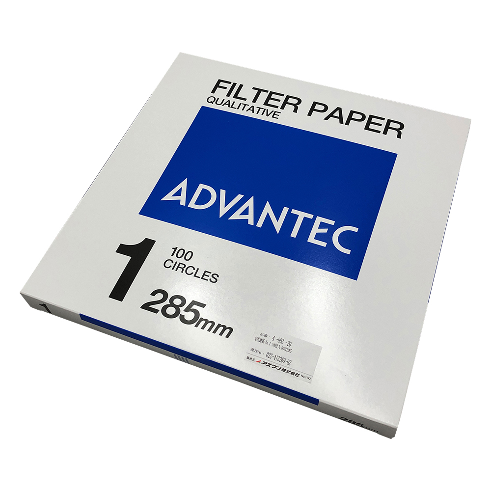 定性濾紙　No.1　100枚入画像