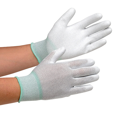 静電気拡散性 作業手袋 MCG-600N(手のひらｺｰﾃｨﾝｸﾞ) Mｻｲｽﾞ 1袋(10双)画像