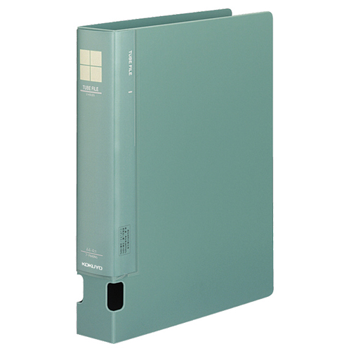 ﾁｭｰﾌﾞﾌｧｲﾙPP 片開き A4ﾀﾃ 400枚収容 40mmとじ 背幅55mm 緑 1冊画像