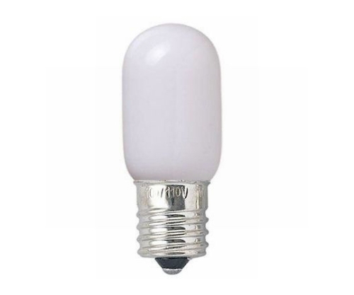 ナツメ球 10W ホワイト E17 20×48mm画像