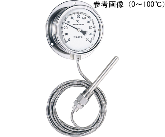 壁掛型隔測式温度計（アクリル仕様）　0～100℃画像