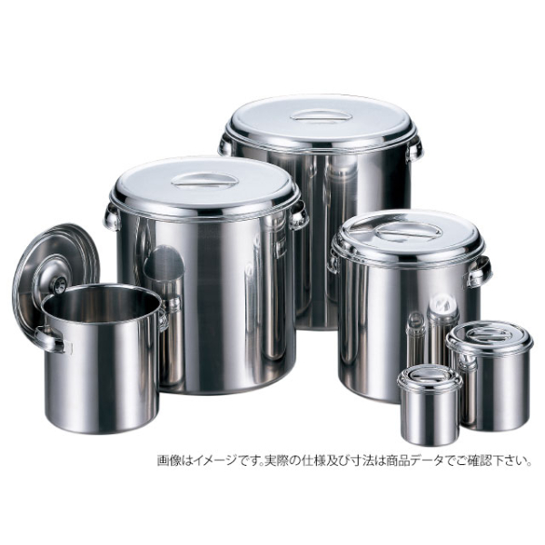 AG18-8 深型キッチンポット 24cm(手付) 赤川器物製作所画像