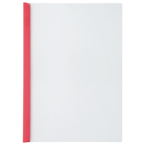 ﾘｸｴｽﾄ ｽﾗｲﾄﾞﾊﾞｰﾌｧｲﾙ 厚とじﾀｲﾌﾟ A4ﾀﾃ 50枚収容 赤 1ﾊﾟｯｸ(10冊)画像