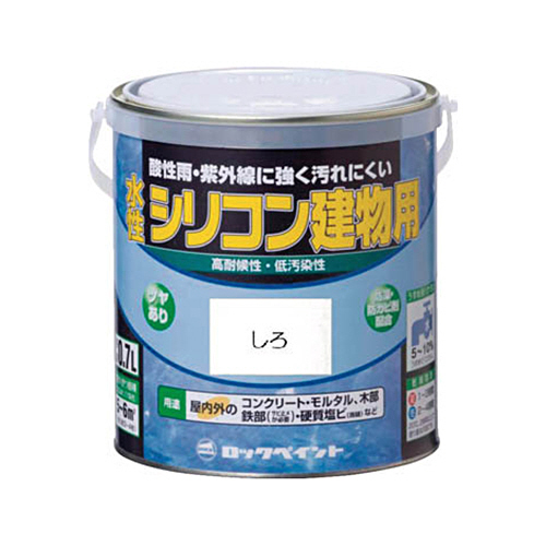ロック　水性シリコン建物用　あか　1.6L　1缶画像