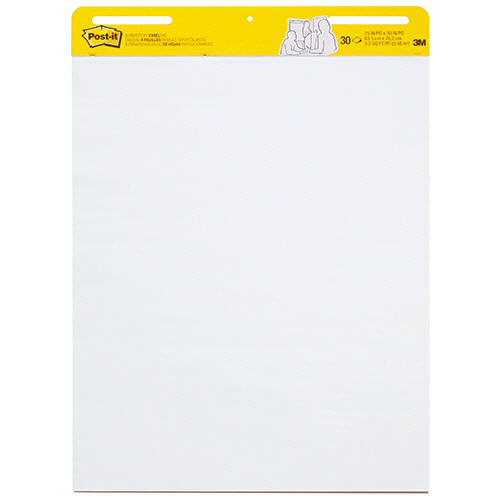 ﾎﾟｽﾄ･ｲｯﾄ ｲｰｾﾞﾙﾊﾟｯﾄﾞ 635×762mm ﾎﾜｲﾄ 1ｾｯﾄ(2冊)画像