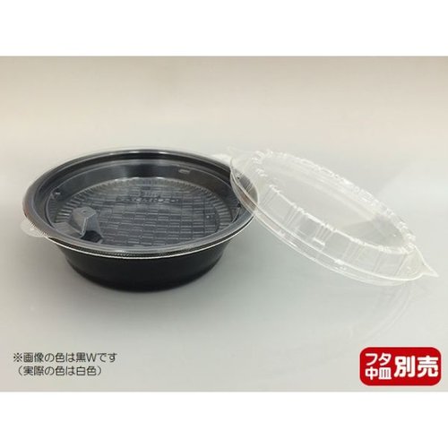 麺容器 DLV麺20(58)本体 白 エフピコ 白い麺容器が整然と並んでいる様子