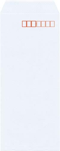 地紋入ケント封筒　テープ付　長４　１００枚画像